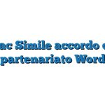 Fac Simile accordo di partenariato Word