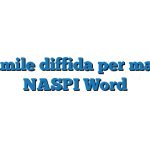 Fac Simile diffida per mancata NASPI Word