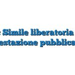 Fac Simile liberatoria per manifestazione pubblica Word