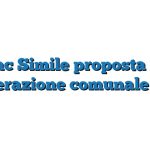 Fac Simile proposta di deliberazione comunale Word