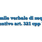 Fac Simile verbale di sequestro preventivo art. 321 cpp Word