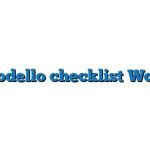 Modello checklist Word