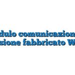 Modulo comunicazione di cessione fabbricato Word