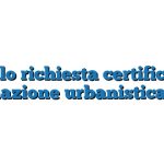 Modulo richiesta certificato di destinazione urbanistica Word