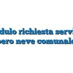 Modulo richiesta servizio sgombero neve comunale Word