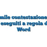 Fac Simile contestazione lavori non eseguiti a regola d’arte Word