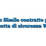 Fac Simile contratto per cassetta di sicurezza Word