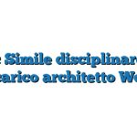 Fac Simile disciplinare di incarico architetto Word