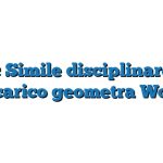 Fac Simile disciplinare di incarico geometra Word