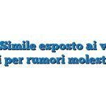 Fac Simile esposto ai vigili urbani per rumori molesti Word