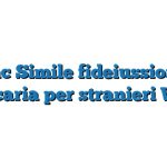 Fac Simile fideiussione bancaria per stranieri Word