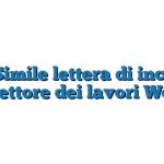 Fac Simile lettera di incarico direttore dei lavori Word