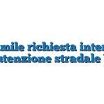 Fac Simile richiesta intervento manutenzione stradale Word