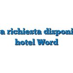 Lettera richiesta disponibilità hotel Word