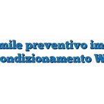 Fac Simile preventivo impianto di condizionamento Word