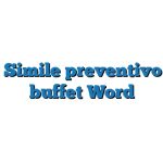 Fac Simile preventivo per buffet Word