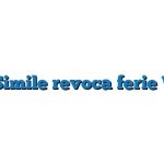 Fac Simile revoca ferie Word