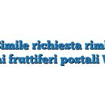 Fac Simile richiesta rimborso buoni fruttiferi postali Word