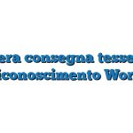 Lettera consegna tesserino riconoscimento Word