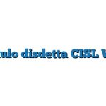 Modulo disdetta CISL Word