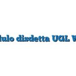 Modulo disdetta UGL Word