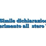 Fac Simile dichiarazione di trasferimento all’estero Word