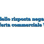 Modello risposta negativa all’offerta commerciale Word