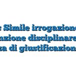 Fac Simile irrogazione di sanzione disciplinare in assenza di giustificazioni Word