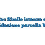 Fac Simile istanza di liquidazione parcella Word