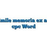 Fac Simile memoria ex art. 410 cpc Word