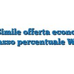 Fac Simile offerta economica ribasso percentuale Word