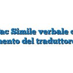 Fac Simile verbale di giuramento del traduttore Word