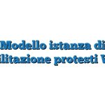 Modello istanza di riabilitazione protesti Word