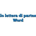 Modello lettera di partenariato Word