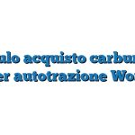 Modulo acquisto carburante per autotrazione Word