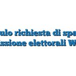 Modulo richiesta di spazi di affissione elettorali Word