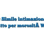 Fac Simile intimazione di sfratto per morosità Word