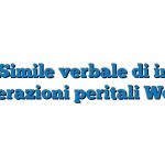 Fac Simile verbale di inizio operazioni peritali Word