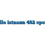 Modello istanza 482 cpc Word